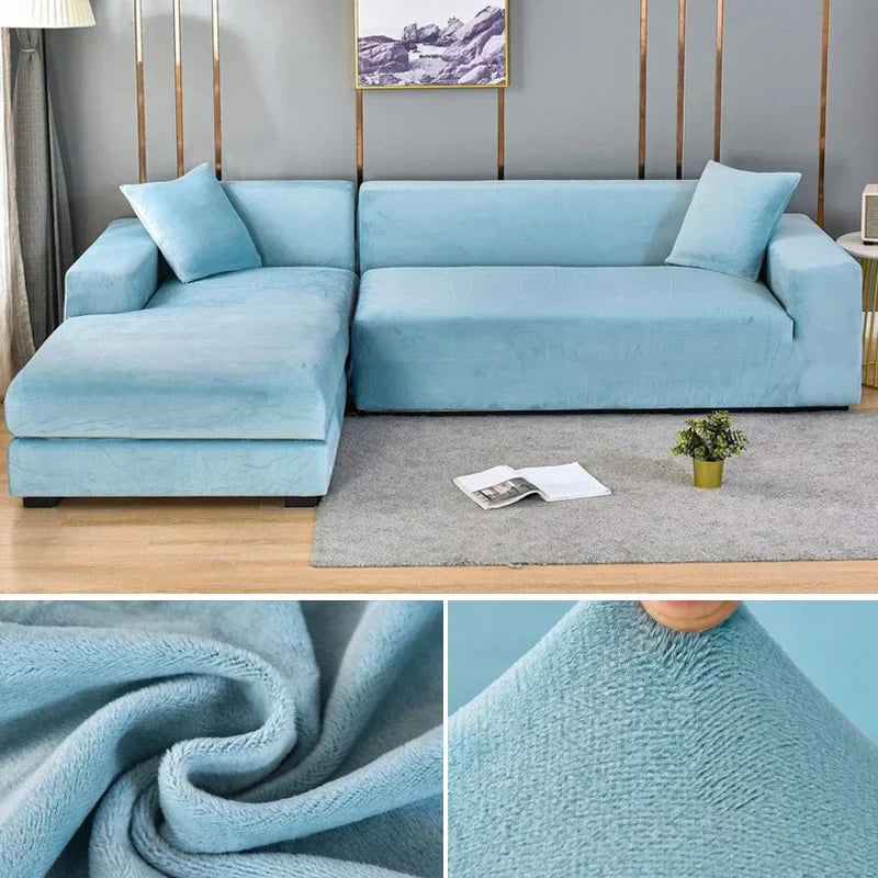 Samtlux Fluwelen Bankovertrek - Elegante Stretch Fit voor Luxueus Comfort en Bescherming
