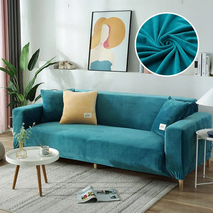 Samtlux Fluwelen Bankovertrek - Elegante Stretch Fit voor Luxueus Comfort en Bescherming