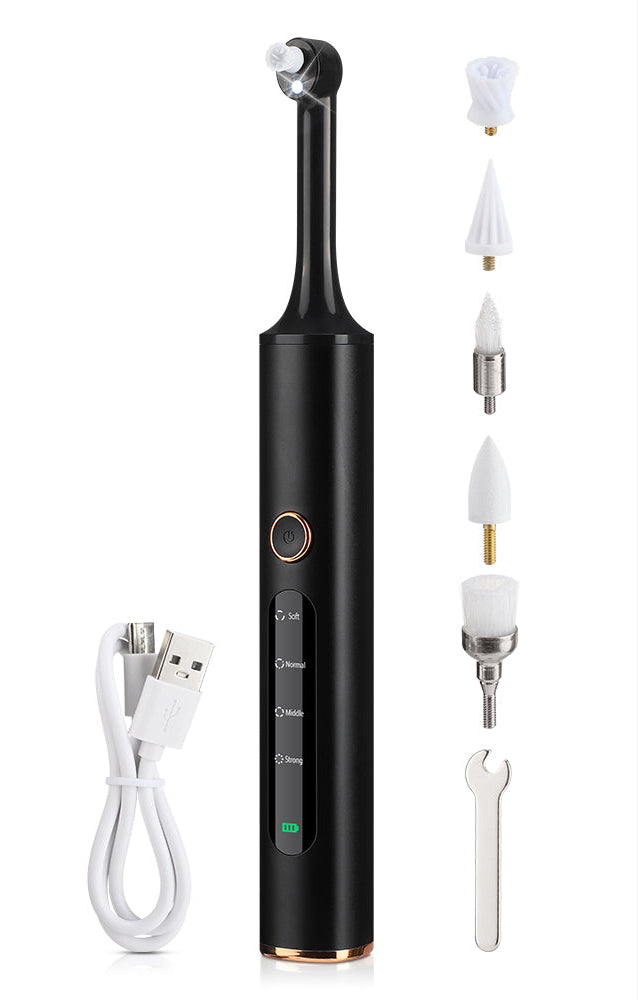 BrightDent Pro – 5v1 bezdrôtový zubný čistič pre žiarivý úsmev
