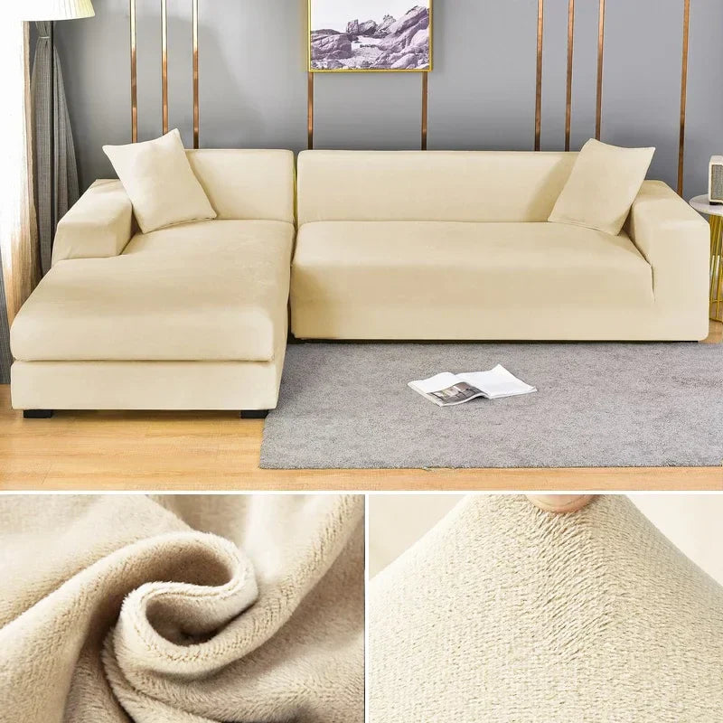 Samtlux Fluwelen Bankovertrek - Elegante Stretch Fit voor Luxueus Comfort en Bescherming
