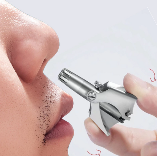  Program stainless steel nose hair cutter - pain -free hair removal for nose and ears-1