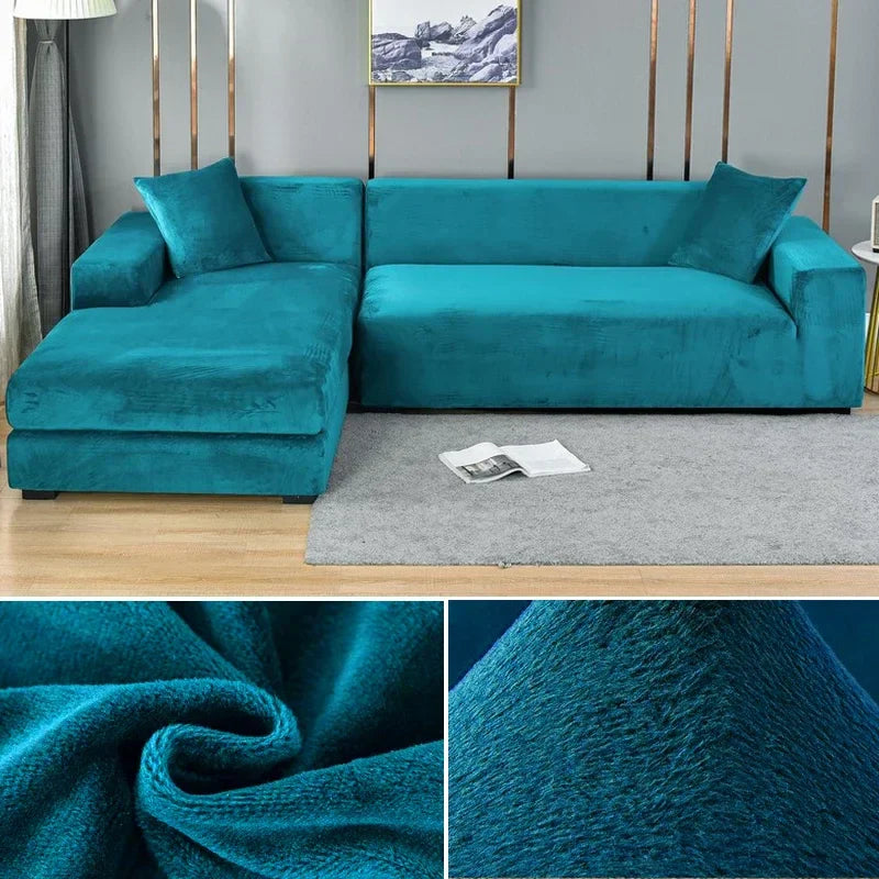 Samtlux Fluwelen Bankovertrek - Elegante Stretch Fit voor Luxueus Comfort en Bescherming