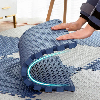 Cushioplay Baby Mat – Soft Play Mat with 12 Puzzle Pieces – Shock-Absorbing and Non-Toxic for Crawling and Playtime