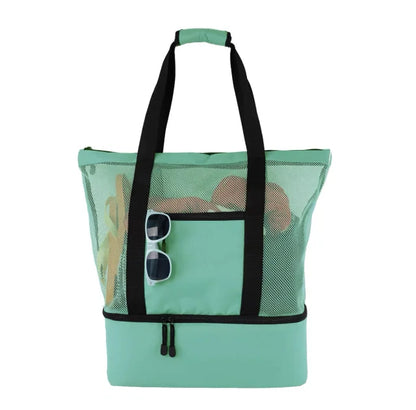 Picknick- und Strandtasche mit großem Fassungsvermögen - wasserdichtes, doppellagiges Mesh-Design für Outdoor-Abenteuer