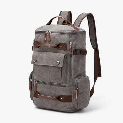 VintageCanvas Backpack – Durable Vintage Style with Laptop Compartment for Work, School, and Travel