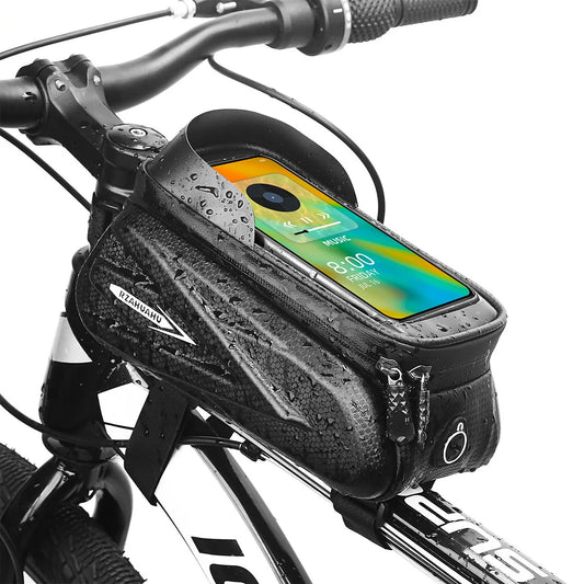 BikeGear PRO - Sacoche de vélo étanche avec écran tactile et prise casque