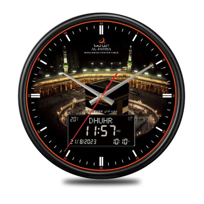 Horloge de prière Zamora Time - Heures de prière mondiales automatiques avec alarme Azan et design élégant