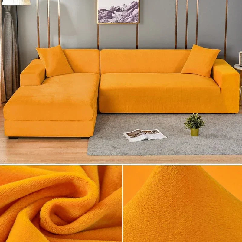 Samtlux Fluwelen Bankovertrek - Elegante Stretch Fit voor Luxueus Comfort en Bescherming