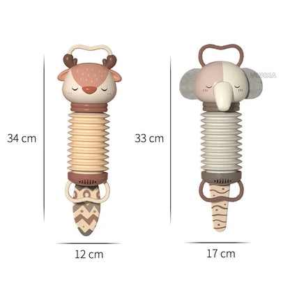 SensoryFun - 2-in-1 Baby Accordion & Rattle for Auditory Development 3