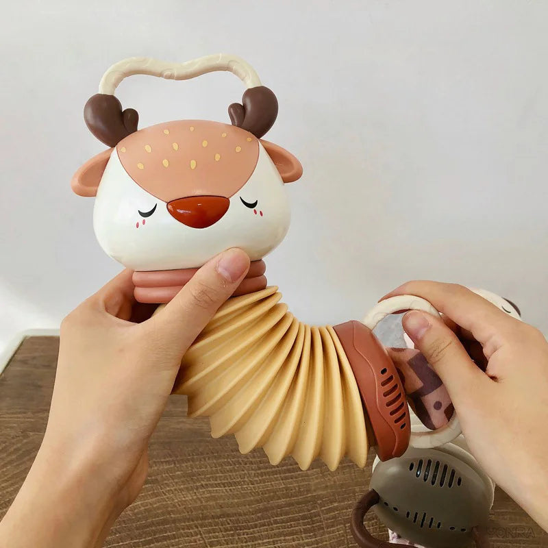 SensoryFun - 2-in-1 Baby Accordion & Rattle for Auditory Development 4