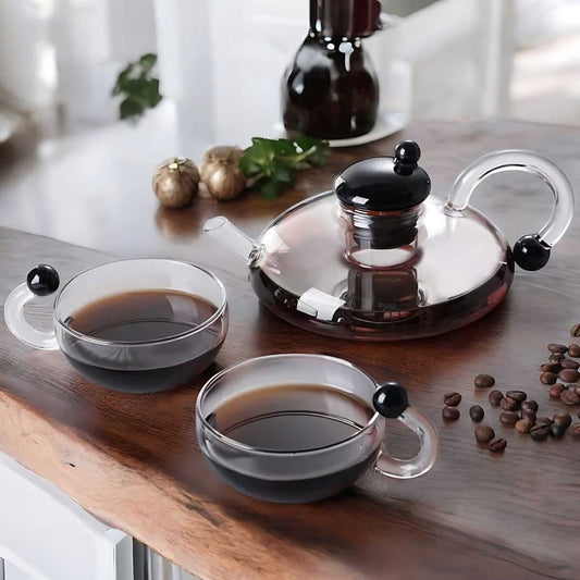 Sereno - modern teapot set with integrated filter system 0