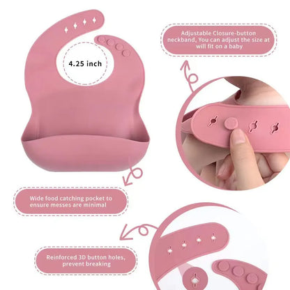 SOFTBITE - Set completo di alimentazione in silicone per imparare a mangiare senza stress