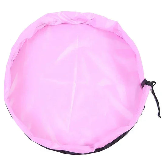 Speelgoedkussen en organizer - 2-in-1 speelmat en opbergtas - duurzame Oxford stof - lichtgewicht en draagbaar - oplossing voor de kinderkamer