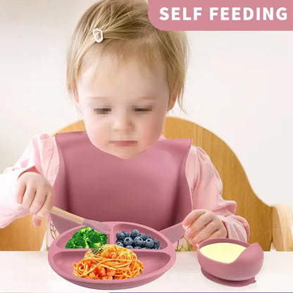 SOFTBITE - Set completo di alimentazione in silicone per imparare a mangiare senza stress
