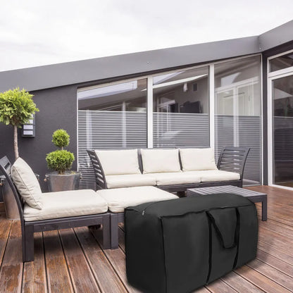 Wasserdichte Aufbewahrungstasche für Gartenmöbel - strapazierfähiges 210D Oxford-Gewebe - UV-beständiger und reißfester Outdoor-Schutz