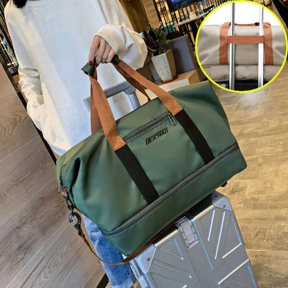 FlexFit Pro Duffel Bag - Wasserdichte Turn- und Reisetasche mit Schuhfach und Trocken-Nass-Trennung