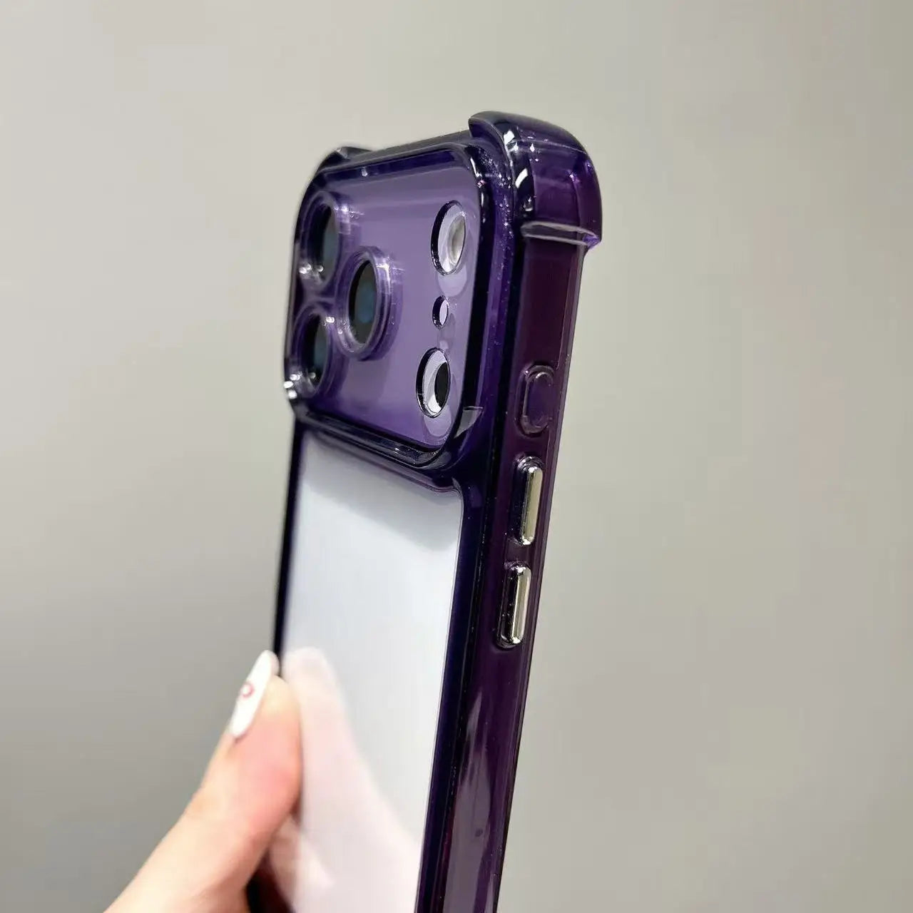 Shockproof Transparent Phone Case for iPhone 17 Pro & Max - Lightweight TPU Bumper 1