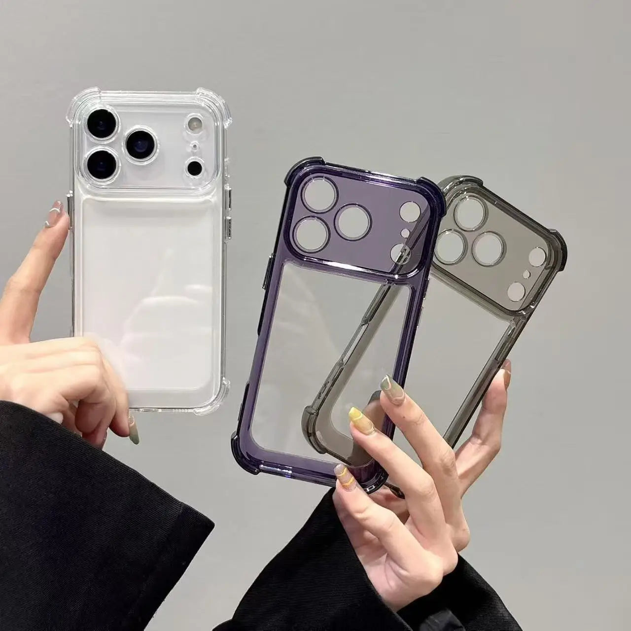 Shockproof Transparent Phone Case for iPhone 17 Pro & Max - Lightweight TPU Bumper 5