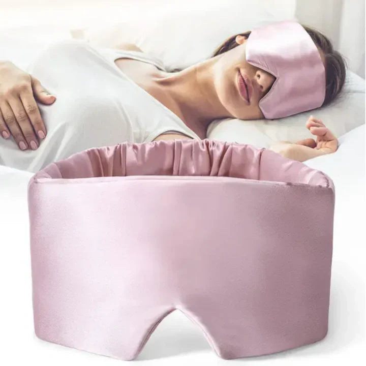 SilkDream - Masque de sommeil en soie de mûrier pour des nuits réparatrices