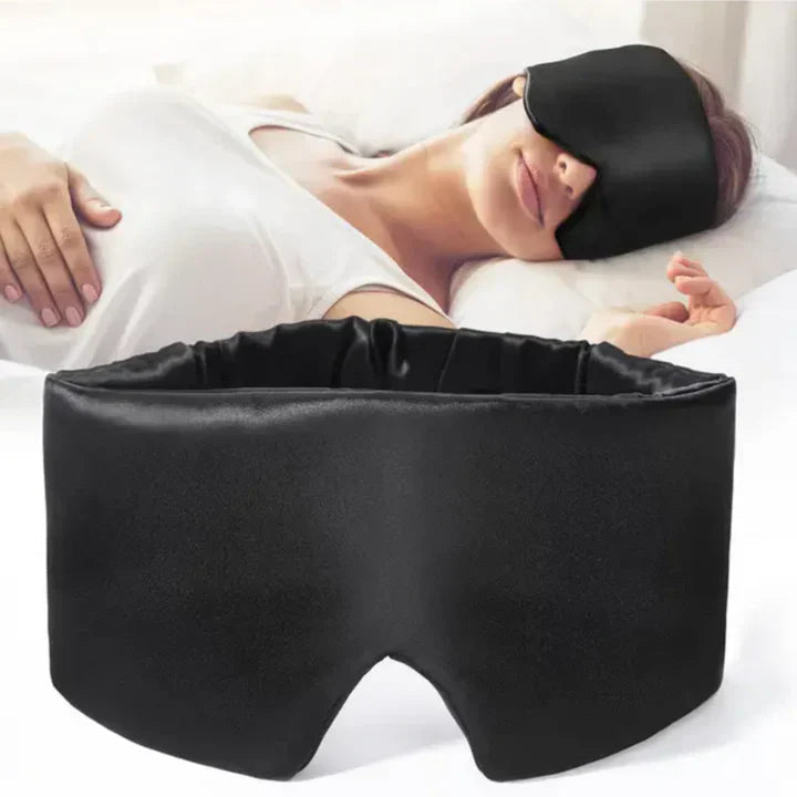 SilkDream - Masque de sommeil en soie de mûrier pour des nuits réparatrices