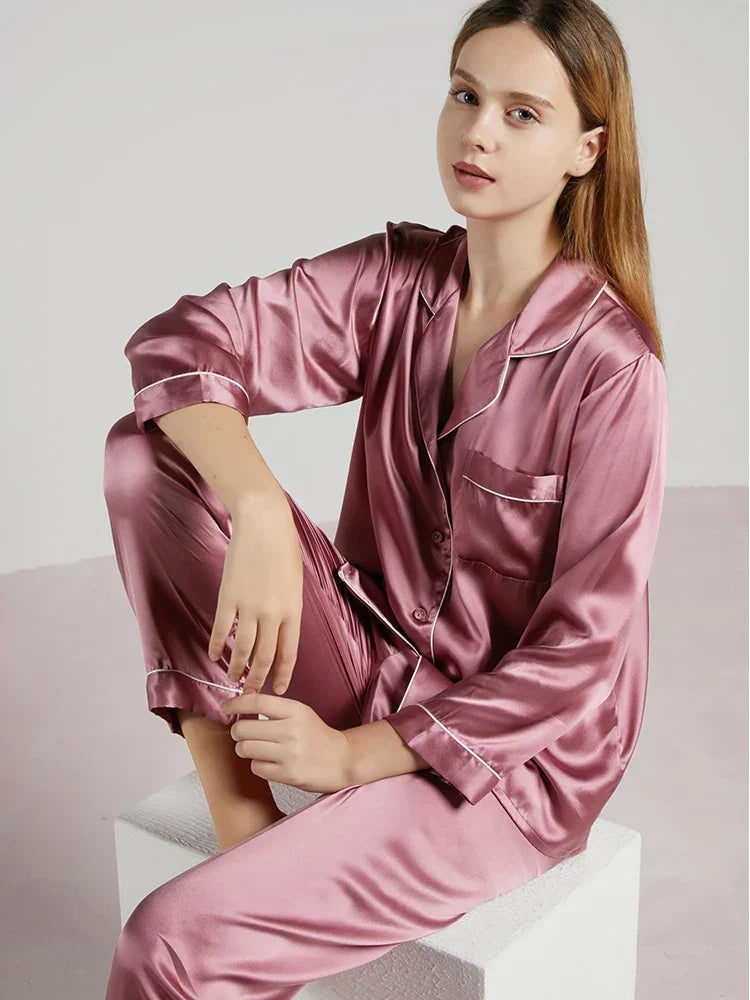 Silk Pyjamas - 100% silk pyjamas for women with luxurious comfort & timeless elegance 2