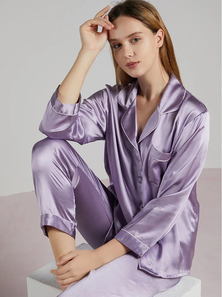 Silk Pyjamas - 100% silk pyjamas for women with luxurious comfort & timeless elegance 3