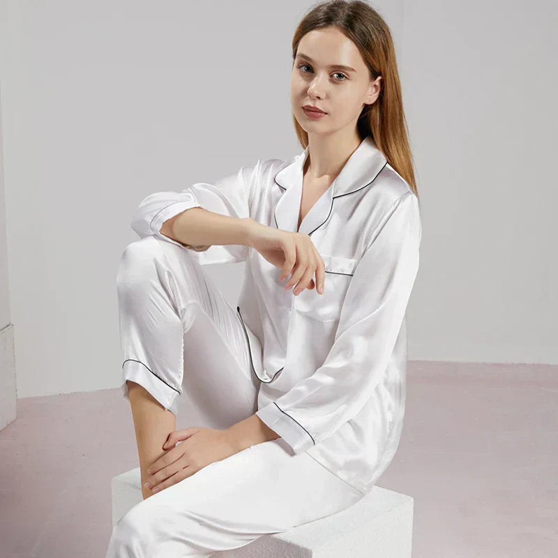 Silk Pyjamas - 100% silk pyjamas for women with luxurious comfort & timeless elegance 9