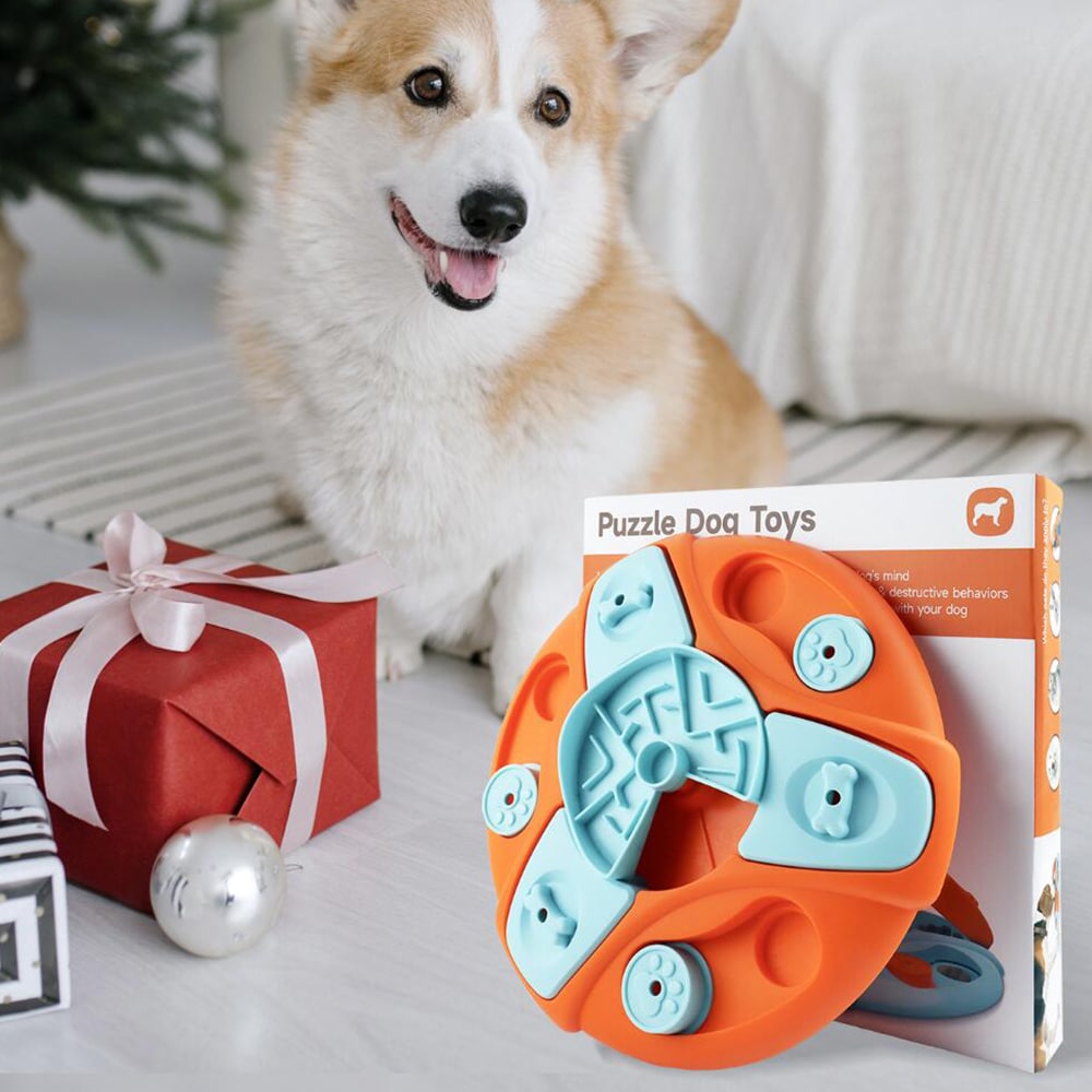 Slowfeed Puzzle Bowl - interactive feeding bowl against hasty eating 2