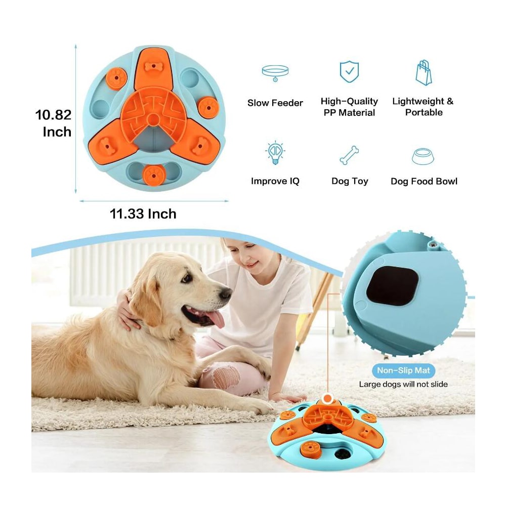 Slowfeed Puzzle Bowl - interactive feeding bowl against hasty eating 5