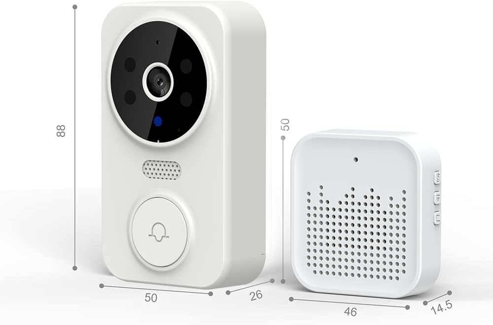 Timbre SmartView – Timbre inalámbrico con cámara HD y sensor de movimiento
