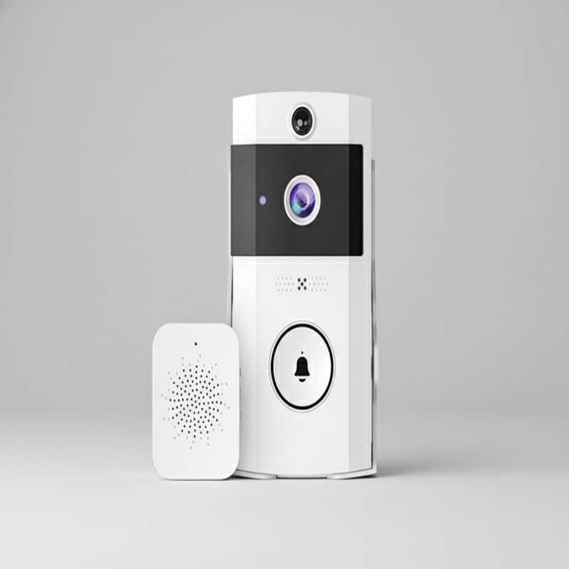 Smart Video Doorbell Camera with HD Video, Motion Detection & Two-Way Audio 0