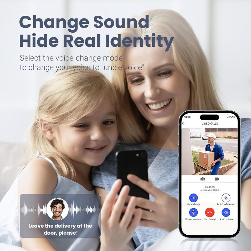 Smart Video Doorbell Camera with HD Video, Motion Detection & Two-Way Audio 5