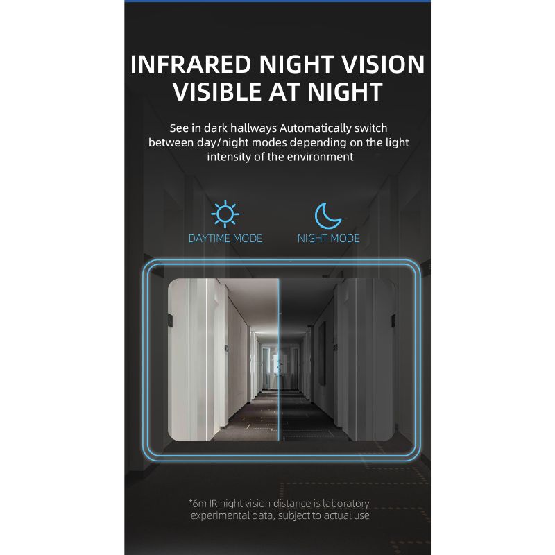 Smart Video Doorbell Camera with HD Video, Motion Detection & Two-Way Audio 6