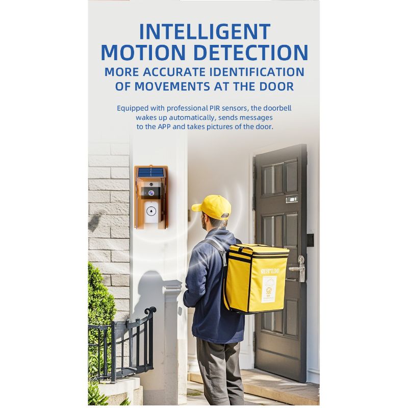 Smart Video Doorbell Camera with HD Video, Motion Detection & Two-Way Audio 7