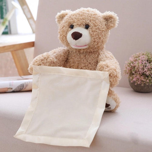 WHISPERBEAR - Interaktiver Kuschelbär mit Guck-Guck-Spiel und sanfter Stimme