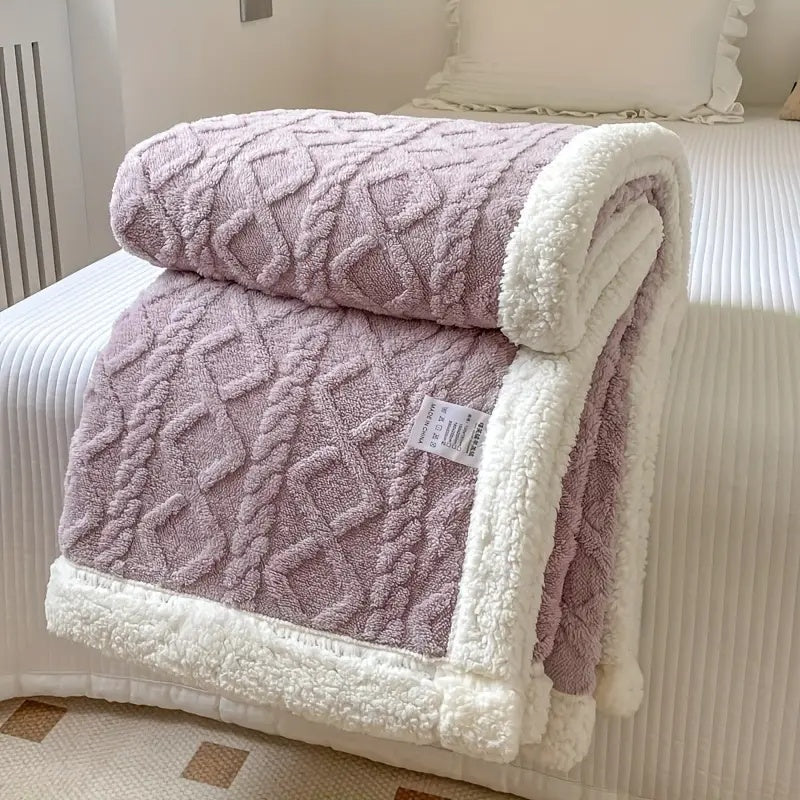 Couverture Sherpa Snuggle – Plaid en polaire réversible pour toutes les saisons