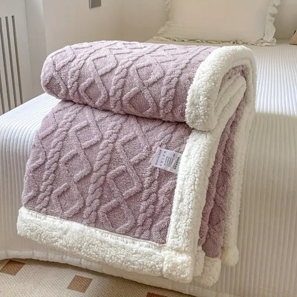 Couverture Sherpa Snuggle – Plaid en polaire réversible pour toutes les saisons