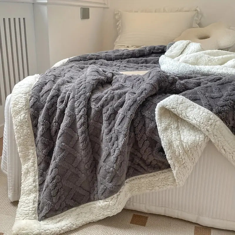 Couverture Sherpa Snuggle – Plaid en polaire réversible pour toutes les saisons