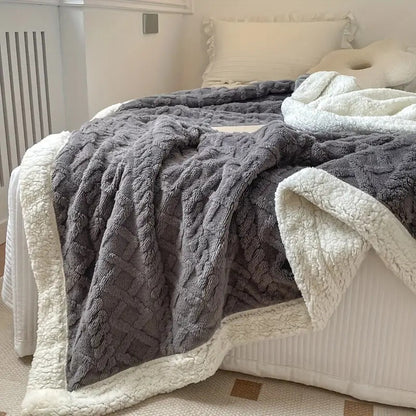 Couverture Sherpa Snuggle – Plaid en polaire réversible pour toutes les saisons
