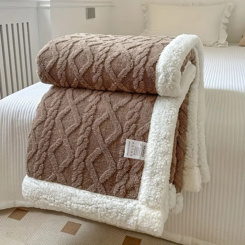Couverture Sherpa Snuggle – Plaid en polaire réversible pour toutes les saisons