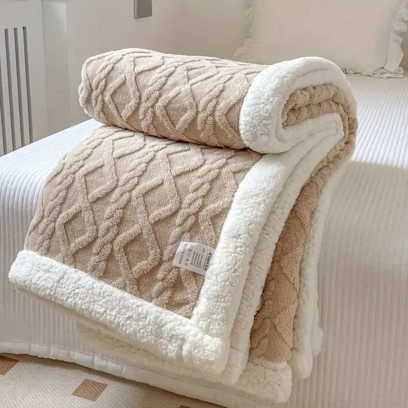 Couverture Sherpa Snuggle – Plaid en polaire réversible pour toutes les saisons