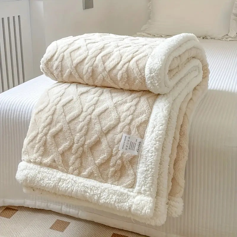 Couverture Sherpa Snuggle – Plaid en polaire réversible pour toutes les saisons