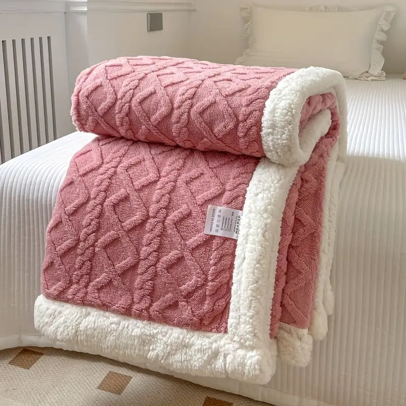 Couverture Sherpa Snuggle – Plaid en polaire réversible pour toutes les saisons