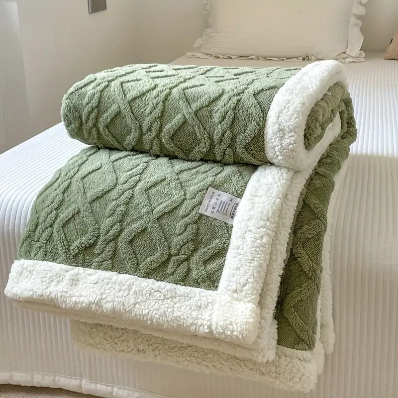 Couverture Sherpa Snuggle – Plaid en polaire réversible pour toutes les saisons