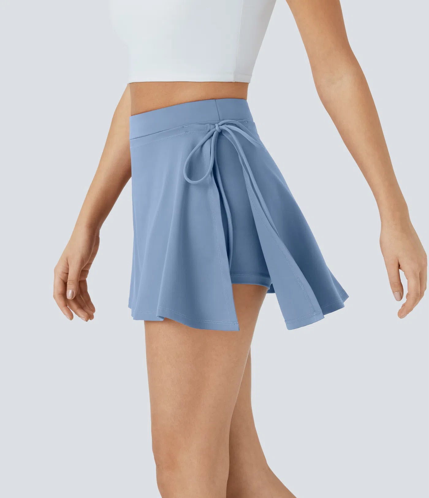 SoftlyZero CoolTouch Skirt - Jupe respirante 2 en 1 avec short intégré et ceinture à nouer