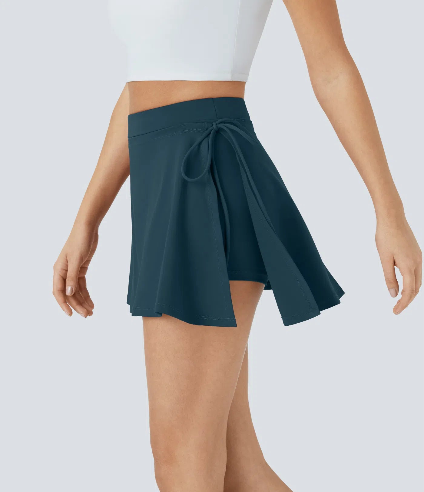 SoftlyZero CoolTouch Skirt - Jupe respirante 2 en 1 avec short intégré et ceinture à nouer
