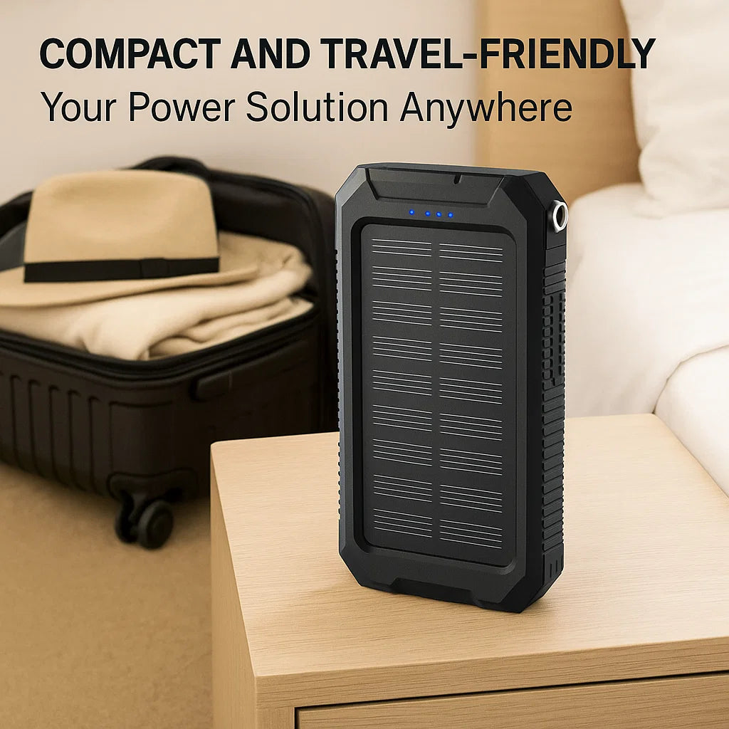 Solarvault-waterproof Solar Power Bank with 500000mAh & Dual-USB 6