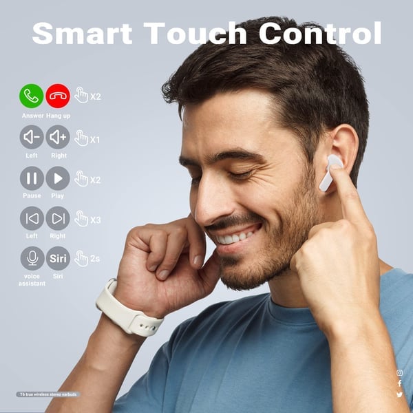 SonicPulse - Best Wireless Earbuds with Touch Control & LED Display 1