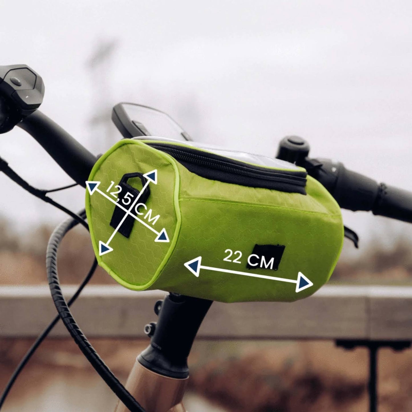 VELOMATE BAG – Waterproof Bicycle Bag with Touchscreen Access