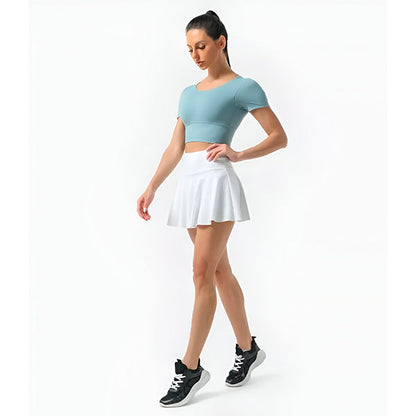 FLEXMOVE SKIRT – Sporty Women's Skirt with Built-In Shorts for Active Days
